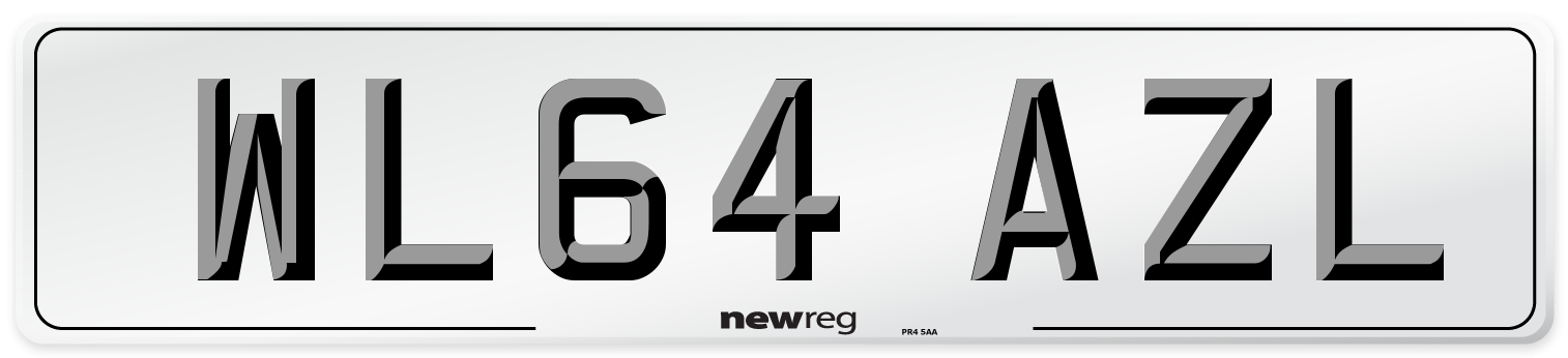 WL64 AZL Number Plate from New Reg